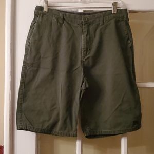 DG green jean shorts